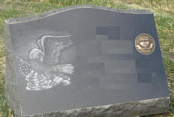 Sample Jet Black Etched Slant